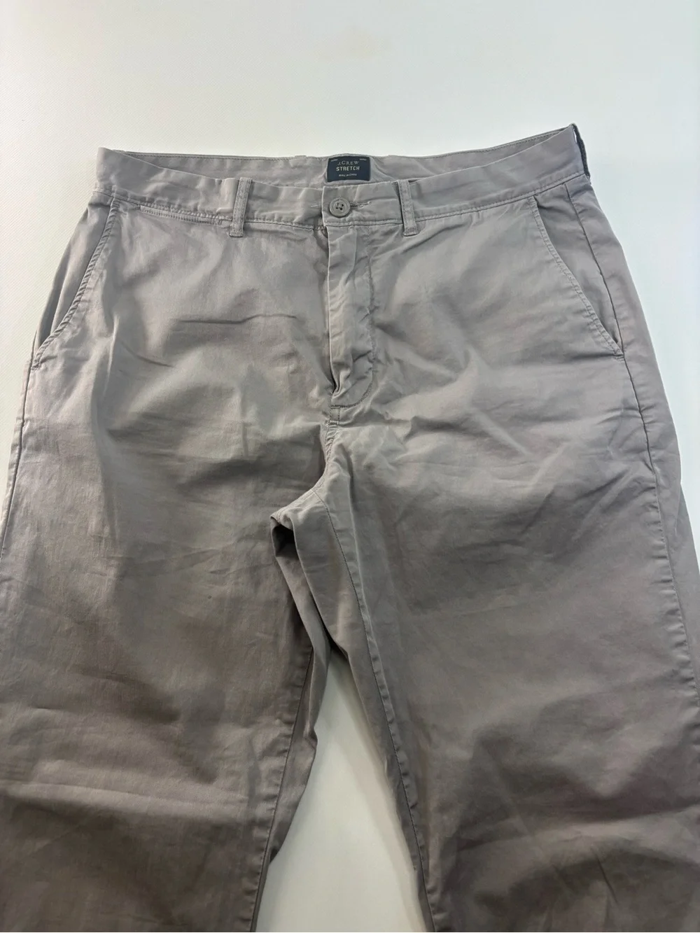 J.Crew 1040 Athletic Tapered-Fit Tech Pants Mens W31 L30 Gray Performance Chinos